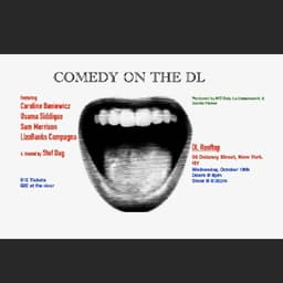 Comedy On The DL: Feat. Caroline Baniewicz, Usama Siddique, Sam Morrison, LizaBanks Campagna - Hosted by Stef Dag image