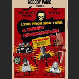 NPP: Live From BOO York, A Comedy Spoktacular! image