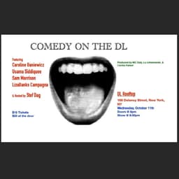 Comedy On The DL: Feat. Oscar Aydin, Julia Desmond, Alex Dragevich, Bryan Nilsen - Hosted by Zach Brazao image