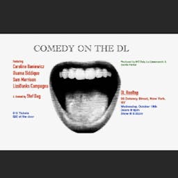 Comedy On The DL: Feat. Caroline Baniewicz, Usama Siddique, Sam Morrison, LizaBanks Campagna - Hosted by Stef Dag image